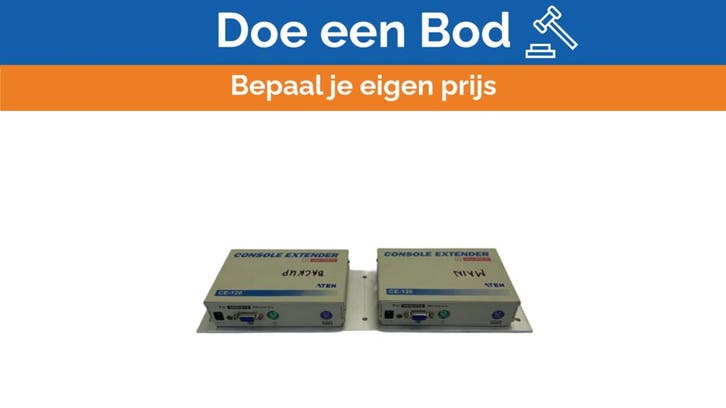Bieden: ATEN CE-120 PS/2 KVM Extender Set Professional Mari, Sports nautiques & Bateaux, Accessoires navigation, Enlèvement ou Envoi