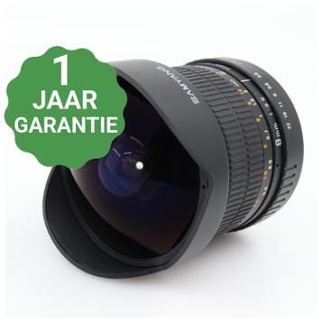 10% korting | Samyang 8mm Fisheye f/3.5 Canon | Tweedehands, Verzenden, Zo goed als nieuw