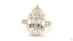 Ring - 18 karaat Geel goud - 11.06ct. tw. Diamant