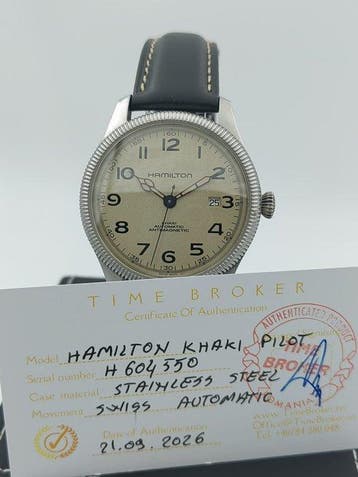 Hamilton - Khaki Pilot - Sans prix de réserve - Homme -, Nieuw