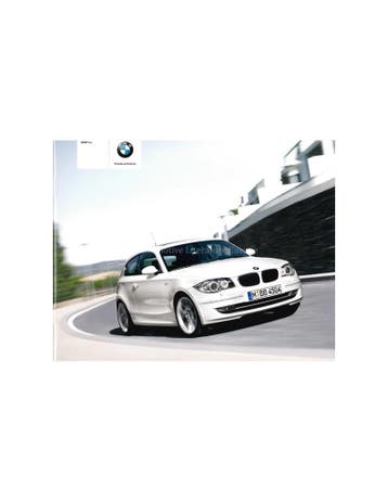 2008 BMW 1 SERIE BROCHURE DUITS