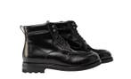 TESTONI - 8 UK - 42 IT - Combat Boot Shoes Brush Off Calf /, Nieuw