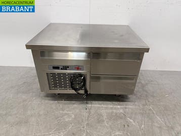 RVS Nova Meta Koelwerkbank 2 Laden 94 cm Horeca, Ophalen of Verzenden