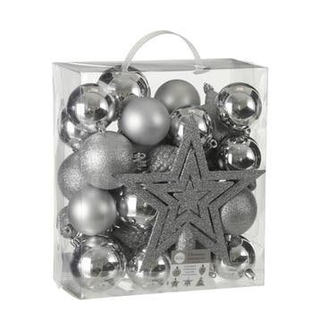 House of Seasons boomdecoratie (Ø8 cm) (set van 40), Verzenden