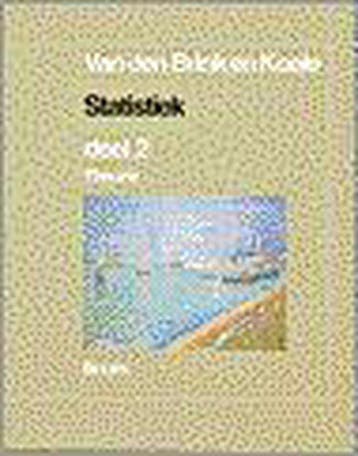 STATISTIEK 2. THEORIE - Van Den Brink, Boeken, Verzenden, Nieuw