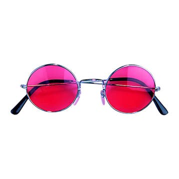 Rode Hippie Bril Glas, Verzenden, Nieuw