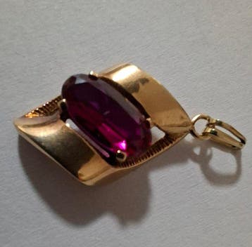 Hanger - 14 karaat Geel goud