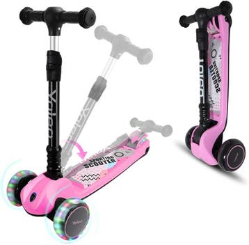 Kinderstep - 3 wielen - Kinder step meisjes - LED Wielen - V, Verzenden