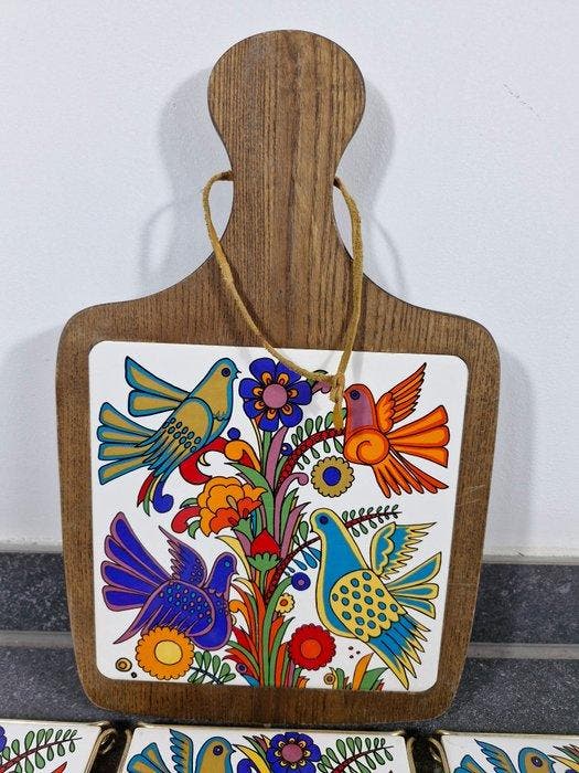 Villeroy & Boch - Christiane Reuter - Onderzetter (4) -, Antiek en Kunst, Antiek | Meubels | Tafels