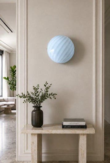 MIMU interior - Applique murale - PLEINE LUNE BLEUE - Verre, Antiek en Kunst