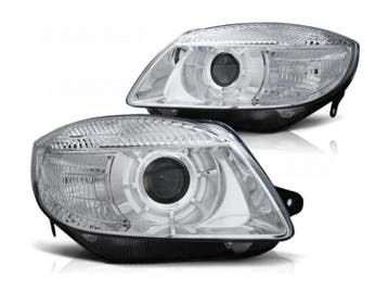 Chrome koplampen geschikt voor Skoda Fabia Roomster, Verzenden, Nieuw, Skoda