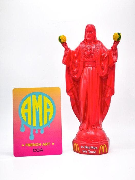 AMA • Pope (1985) - Big Mac Cult - McDonalds, Antiquités & Art, Art | Objets design