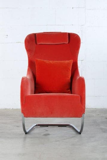 Wittmann Austria - Fauteuil - Vrolijk - Stoff Herald 3, Antiek en Kunst