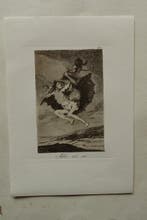 Francisco De Goya (1746-1828) - Caprichos Blatt #66 Allá vá