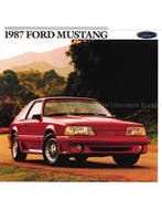 1987 FORD MUSTANG BROCHURE ENGELS (USA), Nieuw