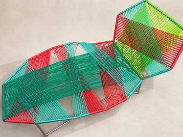 Moroso - Patricia Urquiola - Fauteuil - geweven ligstoel -