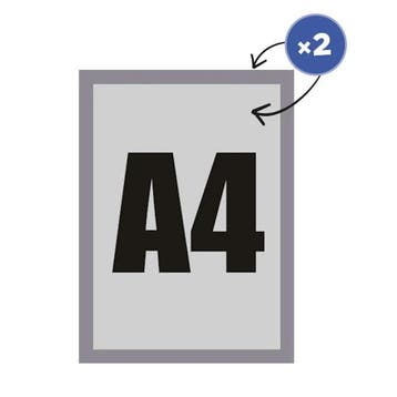 Magnetische Wissellijst | Zilvergrijs | Dubbelzijdig |, Verzenden, Nieuw in verpakking