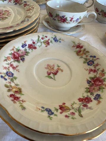 Tafelservies voor 12 (50) - Porselein - Tafelservies, Antiquités & Art