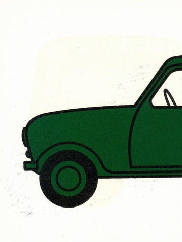 Jean-Pierre Raynaud (1939) - Renault 4 fourgonnette