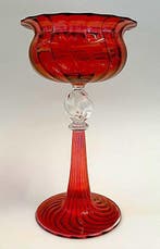 Murano, Italia – Anni 70 - Beker op een voet - Murano-glas