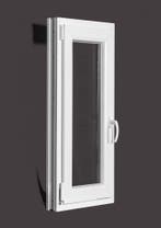 PVC raam draai kiep b50xh90 cm wit, Gevelraam of Ruit, Minder dan 80 cm, 80 tot 120 cm, Nieuw