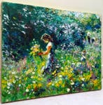 Anatoly Belonog (1946) - Splendid Summer - Parmi les Fleurs, Antiek en Kunst