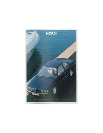 1987 BMW 6 SERIE BROCHURE NEDERLANDS, Ophalen of Verzenden, Nieuw