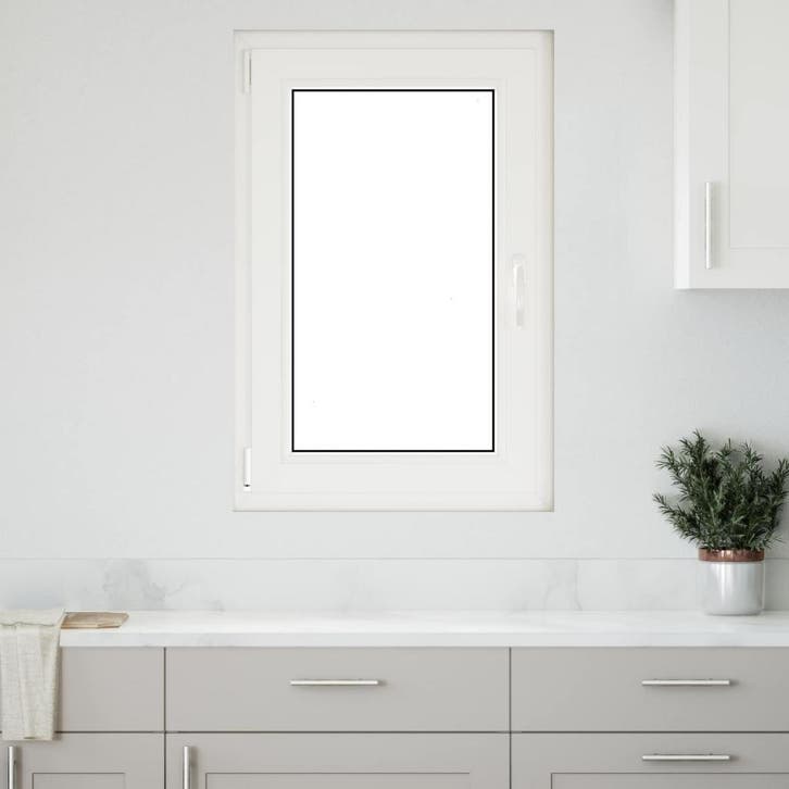 vidaXL Kelderraam RISOR 60 x 100 cm PVC en Glas, Doe-het-zelf en Bouw, Raamkozijnen en Schuifdeuren, Nieuw, Verzenden