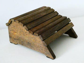 Handvervaardigd - Repose-pied - Repose-pieds au caractère