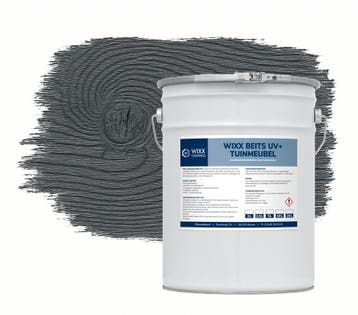 Wixx Tuinmeubelbeits UV+ Antraciet 10L, Verzenden, Nieuw