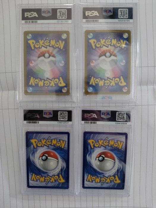 Pokémon - 4 Graded card Alternate art, Full art - PSA 10 -, Hobby en Vrije tijd, Verzamelkaartspellen | Pokémon