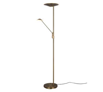 Trio BRANTFORD vloerlamp | LED | oud brons | 30 x 180 cm | I, Huis en Inrichting, Verzenden, Nieuw
