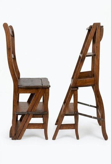 Stoel - Beuken - Chaise-Escalier Vintage