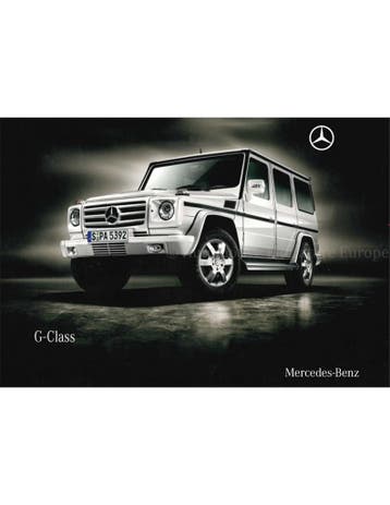 2009 MERCEDES BENZ G KLASSE BROCHURE ENGELS, Ophalen of Verzenden, Nieuw