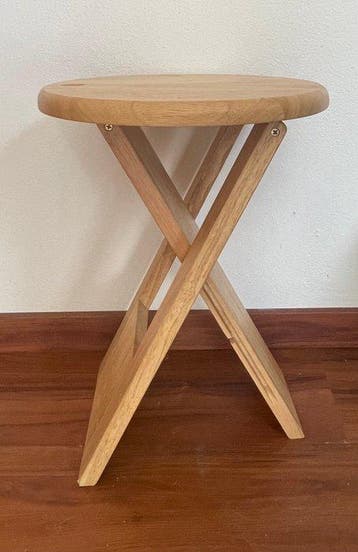 Tabouret - Hêtre - Tabouret pliant en bois massif