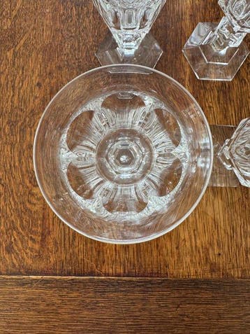 Baccarat - Verre à vin (8) - Verre, Cristal