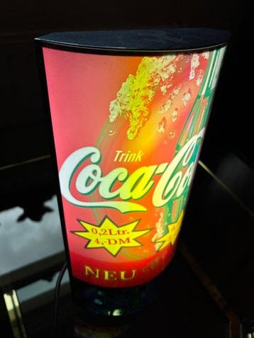 coca cola - Tafellamp - Metaal - Coca-Cola reclame