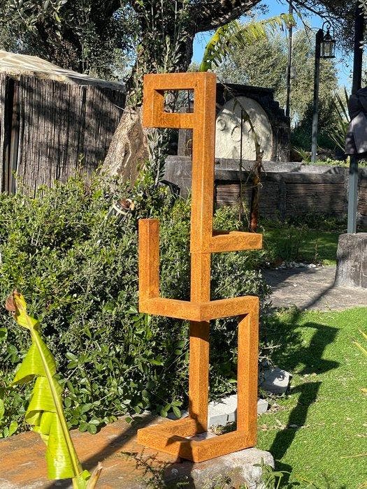 Ana Lucia B.M - Sculpture Corten - XL, Antiquités & Art, Art | Objets design