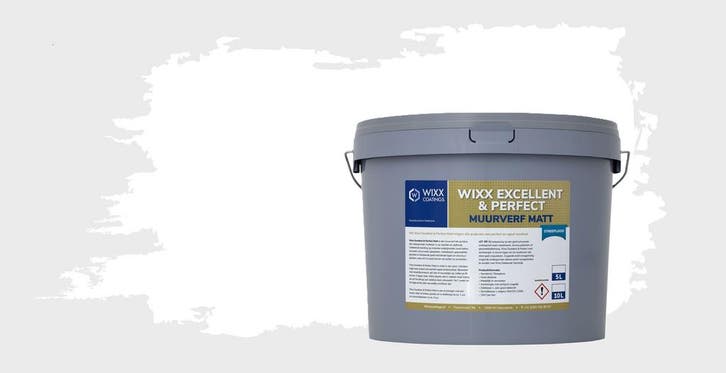 Wixx Excellent en Perfect Muurverf Matt 5L, Doe-het-zelf en Bouw, Verf, Beits en Lak, Nieuw, Verzenden