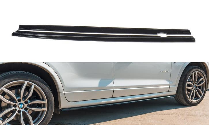 Sideskirts Aanzets BMW X3 F25 LCI M Pakket 2014 - 2017 B7150, Autos : Pièces & Accessoires, Carrosserie & Tôlerie