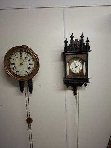 Zwarte Woud pendelklok (2) - Hout - 1850-1900, Antiek en Kunst, Antiek | Klokken
