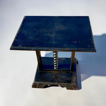 Bijzettafel - Walnoot - gedraaid hout,1890-1920