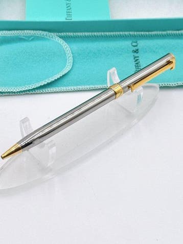 Tiffany & Co. Ballpoint Pen Set of 2 with Original Box &, Nieuw