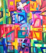 Denis Mihai - Color collision, Antiek en Kunst
