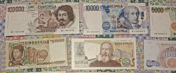 Italie. - 15 Banknotes - Various Dates (Sans prix de