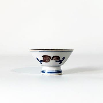 Kutani Ware - Chikugen () - Kom - Keramiek - Vogel en