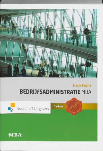 Bedrijsadministratie MBA 9789001713447 Henk Fuchs, Verzenden, Gelezen, Henk Fuchs