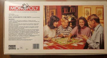 Monopoly vintage 1985 Parker brothers - miro meccano -