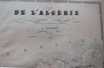 Algerije - Afrika; Vuillemin (1844) - Carte de lAlgerie (, Nieuw