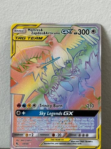 Pokémon Card - Moltres, Zapdos, Articuno 66/68 - 69/68 Full, Nieuw